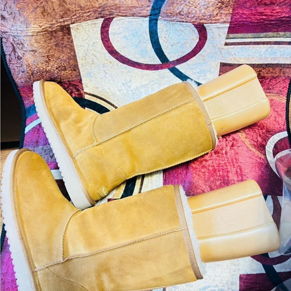 Koolaburra by UGG Koola Tall boots in chestnut suede - Picture 4 of 8